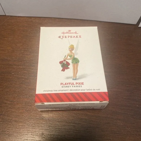 Hallmark 2014 Tinker Bell Playful Pixie Keepsake Disney Ornament - Picture 2 of 5